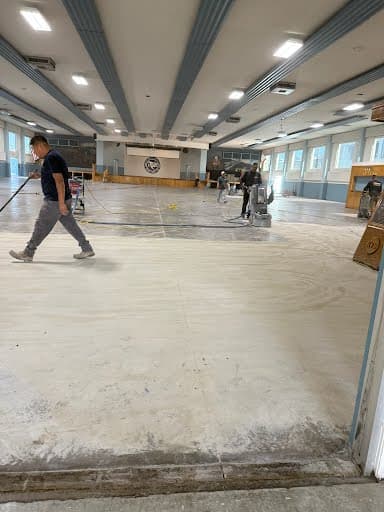 Floor polishing